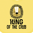 thumbnail image 4 of Inktastic King of the Crib Boys Lion Boys Baby Bib, 4 of 4