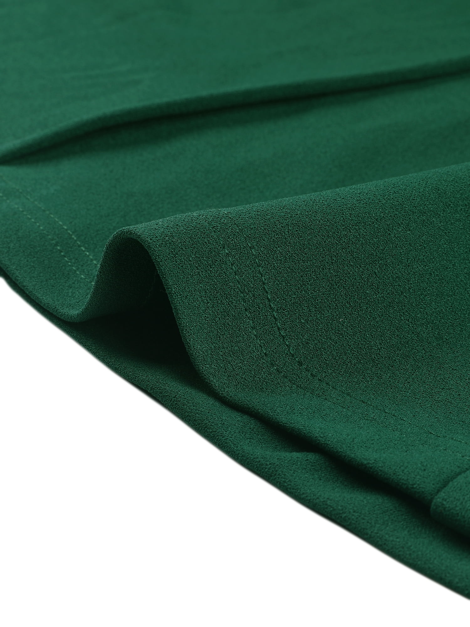 DARING DIVA Notched Lapel Half Sleeve Business Blazer Dress XS Dark Green