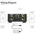 thumbnail image 4 of HIFI BT5.0 Digital Amplifier Mini Stereo Audio Amp 100W Dual Channel Sound Power Audio Receiver Stereo AMP USB AUX for Home Theater USB TF Card Player, 4 of 5