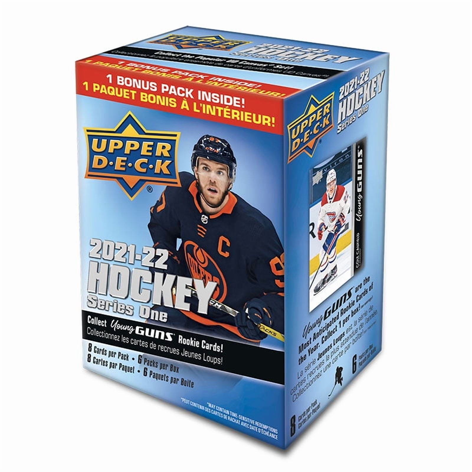 2021-22 Upper Deck série 1 cartes de hockey boîte de Mass Blaster