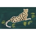 thumbnail image 2 of Longley, Alicia 32x21 White Modern Wood Framed Museum Art Print Titled - Lethargic Leopard I, 2 of 4