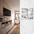 thumbnail image 5 of Yayeee Rocker Switch Wall Plate 1-Gang 4.6"x2.9" Home Decorative Outlet Cover, Cartoon Orange Houses, 5 of 6
