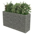 thumbnail image 2 of vidaXL Gabion Lit Surélevé Acier Galvanisé 180x50x100 cm, 2 of 5