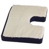 Coccyx Seat Cushion with Gelpad and Fleece Top