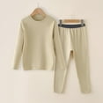 thumbnail image 5 of NAFUU Boys Thermal Underwear Set Long Sleeve Pants Kids Long Johns Base Layer Top Bottoms Winter Set Comfortable Sleepwear Loungewear Trendy Outfit 11-13 Years, 5 of 5