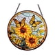 thumbnail image 2 of Adorno colgante de cristal redondo con forma de girasol para jardines, patios y oficinas. Estilo B, 2 of 9
