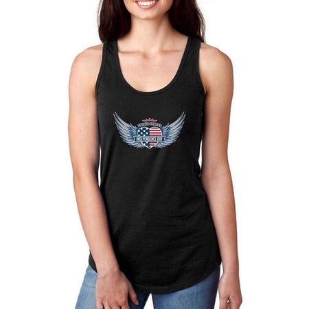 United States Independence. Racerback Tank Women -Image by Shutterstock Female XX-Large