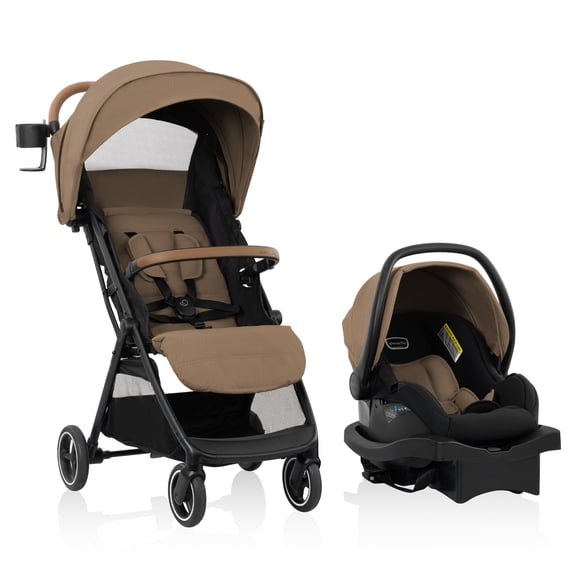 Evenflo Otto+ Système de Voyage avec Siège d'Auto pour Bébé LiteMax (Siège d'Auto 3-30 lbs - Poussette Max 55 lbs)