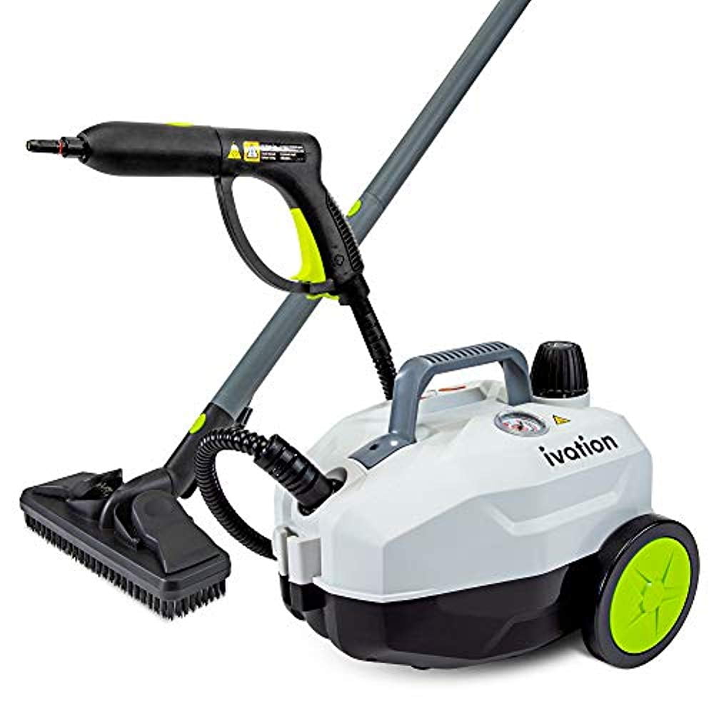 Ivation 1800W Canister Steam Cleaner, MultiPurpose Cleaning for Wall