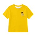 thumbnail image 6 of Boys Graphic Tees Under $10 Short Sleeve Shirts Casual Back to School Playwear Funny Cool #01 Yellow 10-11 Years, 6 of 6