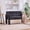 Black, variant on Gretop Modern Chenille Loveseat,Compact 2-Seater Upholstered Sofa for Living Room and Small Spaces,Wine Red
