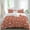 Red, variant on Yellow Spring Easter Set of 4 Bedding Quilt Covers, Cute Bunny Botanical 4-Piece Bed Sheet Set with Extra Soft Bed Sheets Quilt Cover Pillowcase, Twin