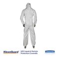 thumbnail image 3 of Ansell 38941 A35 Liquid and Particle Protection Coveralls - 2X-Large, White (25/Carton), 3 of 6