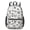 French Bulldog and, variant on French Bulldog and Dog Paw Print 17" School Backpacks for Teens,Waterproof Oxford Fabric,S-Shape Padded Straps for School,Travel,Hiking,Camping
