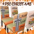thumbnail image 7 of Thanksgiving Chair Covers Set of 4 Fall Dining Chair Covers for Party Kitchen Removable Seat Cover for Chairs Thanksgiving Decorations Indoor, 7 of 7