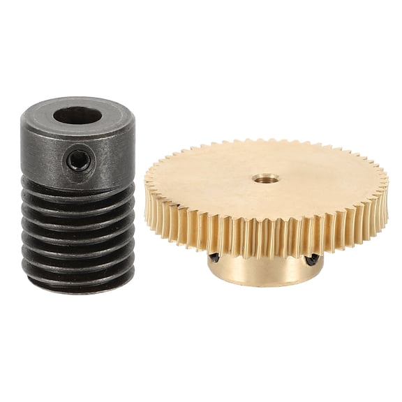 Worm Gear Set 0.5 Module 60:1 Reduction Rate(Gear-3mm Bore, Rod 5mm Bore)
