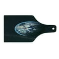 thumbnail image 2 of Galaxy Cutting Board, Planet Earth Outer Space Scenery of Globe Orbit Discovery Universe Art Print, Tempered Glass Cutting and Serving Board, Wine Bottle Shape, Dark Blue Grey, by Ambesonne, 2 of 5
