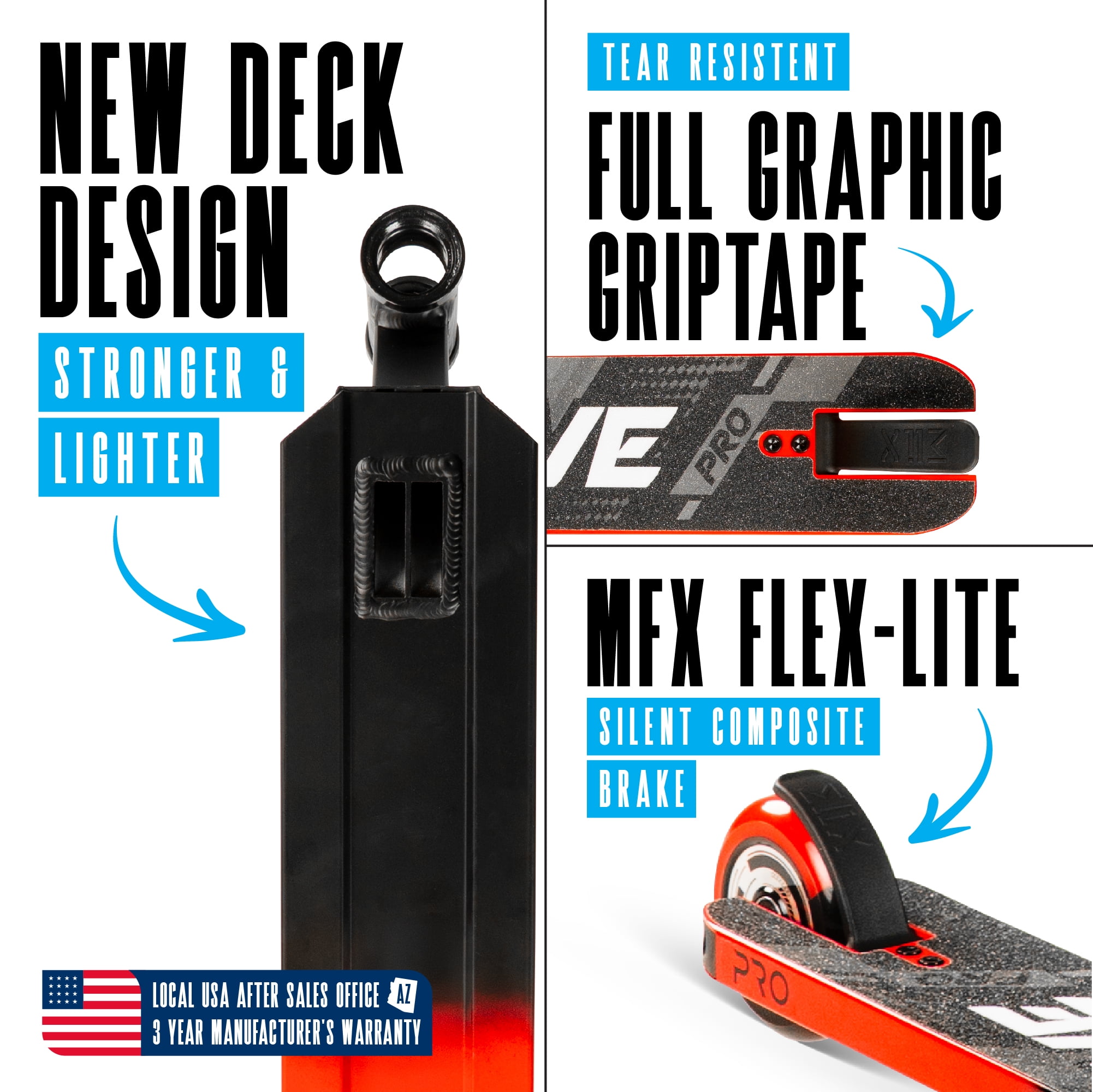 Madd Gear Red Carve Pro Freestyle Stunt Scooter - Strong