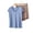 A Light Blue, variant on Paiwinds Women's Short Sleeve Shorts Pajama Set Solid Color Modal Cotton Blend Loose Fit Summer Sleepwear, Sizes M-XXL