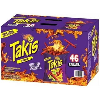 Takis Hero Variety Pack Tortilla Chips, 1 Ounce Bags, 46 Pack