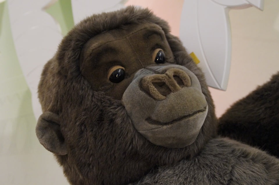 gorilla teddy bear