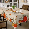 thumbnail image 3 of Fall Tablecloth 60x84 Inch Rectangular, Autumn Tablecloth with Multi Pumpkin Table Cloth Thanksgiving Table Cover for Party Dining Picnic Table Decorations, 3 of 5
