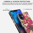 thumbnail image 3 of Flower and Leaves Case for iPhone 11,Aesthetic Colourful Floral Plant Case for Men Women,Unique Trendy TPU Bumper Case Cover, 3 of 5