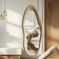thumbnail image 6 of Melodieux 24"x 63" Free Standing Irrefular Wavy Full Length Mirror, 6 of 7