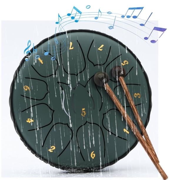 6-inch 11 Tone Children's Hand Drum Forget Worry Drum Adult Hand Disc Drum
