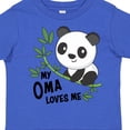 thumbnail image 4 of Inktastic My Oma Loves Me- Cute Panda Boys or Girls Toddler T-Shirt, 4 of 5