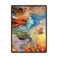 thumbnail image 1 of RYLABLUE Goddess Fleece Blanket Throw Blanket 58x80 inches, 1 of 1