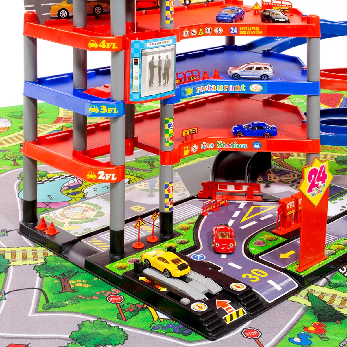 parking garage toy walmart