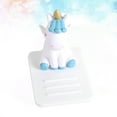 thumbnail image 2 of 2 Pcs Support de Téléphone Licorne en Silicone Multifonctionnel Réglable pour Tablette Téléphone Intelligent Voiture (Blanc), 2 of 9