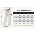 thumbnail image 4 of TEMOFON Fleece Lined Cargo Sweatpants for Women High Waist Drawstring Wide Leg Straight Leg Thermal Joggers Loose Warm Athletic Lounge Pants with Side Cargo Pockets, 4 of 8