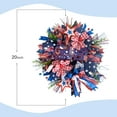 thumbnail image 3 of 20“ God Bless America 4th of July Patriotic Mesh Deco Wreath for Front Door, Memorial Day Red, White and Blue Ribbon Wreath for Indoor and Outdoor, Home Holiday Decor Summer Party Decor, 3 of 6