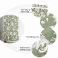 thumbnail image 5 of Small Stall Shower Curtain 36x78 Inch Narrow Half Size White Spring Floral Bath Curtains Bathroom Decor Summer Flowers Sage Green Pastoral Waterproof Fabric Shower Curtain Set with Hooks 36 Inch, 5 of 6