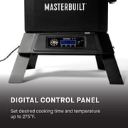 Masterbuilt®710 WiFi Digital Smoker, Vertical Design, 711 Cooking Sq. Inches, 4 Smoking Racks, Wood Chip Loader, Electric Fuel Source to Plug in and Start Cooking, Black Model MB20070924