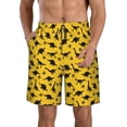 thumbnail image 1 of Goofa Maillot de Bain Imprimé Dinosaure pour Hommes Été Séchage Rapide Short de Plage Maillots de Bain-Moyen, 1 of 6