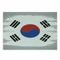 thumbnail image 1 of Korean Flag Cutting Board, Grunge Brush Paint on Backdrop Effect, Decorative Tempered Glass Cutting and Serving Board, in 3 Sizes, by Ambesonne, 1 of 2