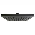 thumbnail image 2 of REGADERA DUCHA CUADRADA ABS 20 CMS NEGRO INCLUYE BRAZO Y MANERALES, 2 of 5