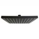 thumbnail image 2 of REGADERA DUCHA CUADRADA ABS 20 CMS NEGRO INCLUYE BRAZO Y MANERALES, 2 of 5