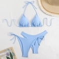 thumbnail image 2 of Ticikt Women String Triangle Bikini Set Swimsuit Two Piece Bathing Suit Cheeky Swim Suit Swimwear 2026 Fashion, 2 of 8