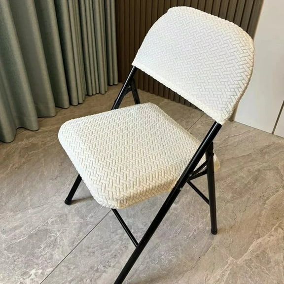 1PC Elegant Home Folding Dining Chair Cover - Stylish Office Computer Dustproof Chair cover（Only chair covers）