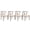 Brown_4pcs, variant on GZXS Wishbone Dining Chairs Set of 4, Paper Rope Weave Seat with Iron Frame, for Dining Room, Kitchen, Café (Brown)