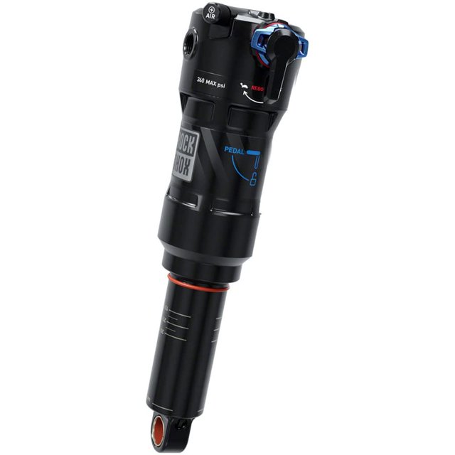 RockShox Deluxe Ultimate RCT Rear Shock - 165 x 42.5mm, LinearAir, 2 Tokens, Reb/Low Comp, 380lb L/O Force, Trunnion /