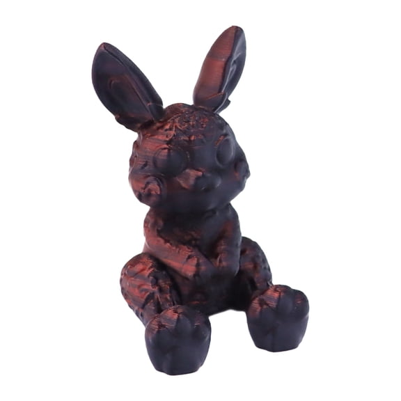 DHKATR Easter Bunny With Bunnies Easter Basket Stuffers 3D Printed Animals For Home Desk Decor Fun Easter Clearance