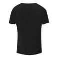 thumbnail image 3 of Men'S Short Sleeve T-Shirt Vintage Trend Graphic And Embroidered T-Shirt Drawstring Tie Classic Basic All-Match Tops, 3 of 3