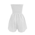 thumbnail image 4 of Women's Summer Strapless Rompers Tube Top Jumpsuit - Off Shoulder, Wide Leg Shorts, Elastic Bust, Polyester Spandex, S-L Sizes, Beach/Party, 4 of 4