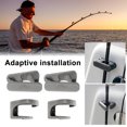 thumbnail image 3 of Wall Mount Fishing Rod Holder Space-Saving Adhesive Garage Boat Kayak Fishing Pole Display Storage Rack Enthusiast Gift, 3 of 8