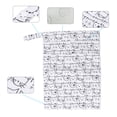 thumbnail image 3 of WATERPROOF CLOTH DIAPER BAGS TWO ZIP POCKETS BABY ITEMS GYM BAG SWIMSUITS, 3 of 7